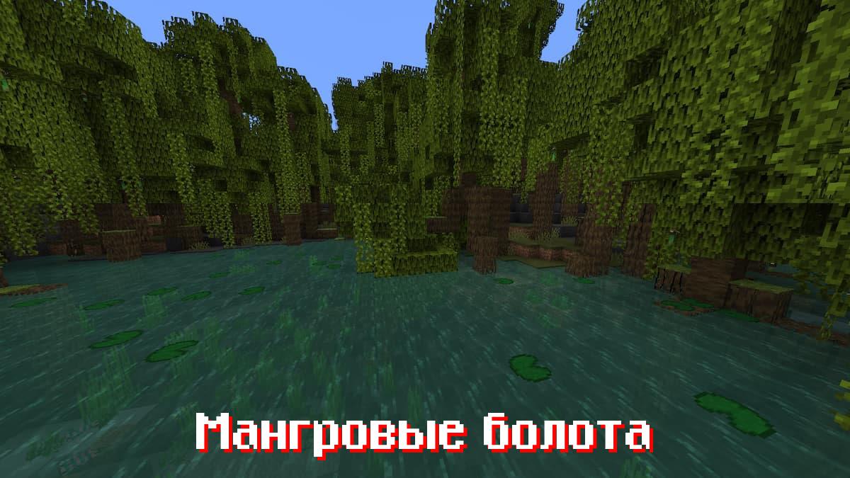 Мангровые болота в Майнкрафт 1.19.30