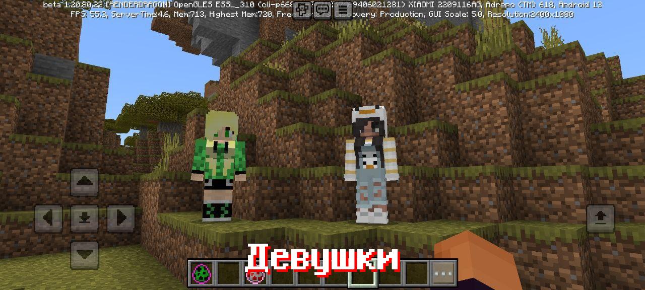 ДЕвушки в моде на Гендер для Minecraft PE ДЕвушки в моде на Гендер для Minecraft PE
